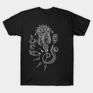 Organic design of a mandala T-Shirt